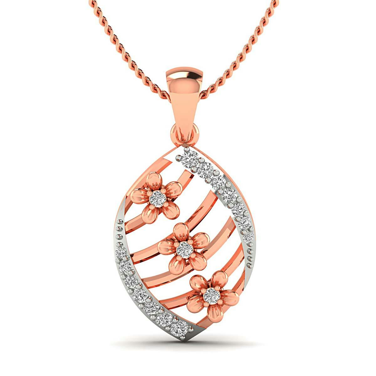 Florella Garden diamond pendant (Without Chain)