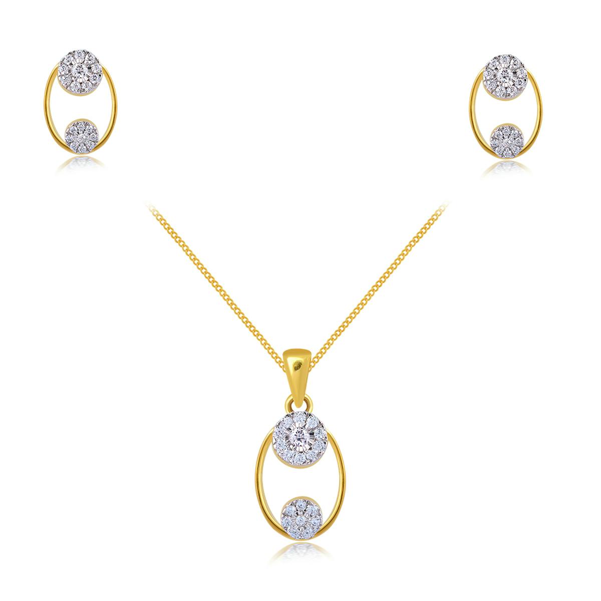 Mystic Moissanite Pendant Set (Without Chain)